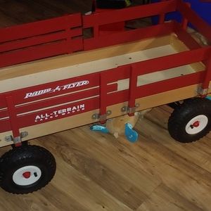 Radio flyer all terrain wooden wagon